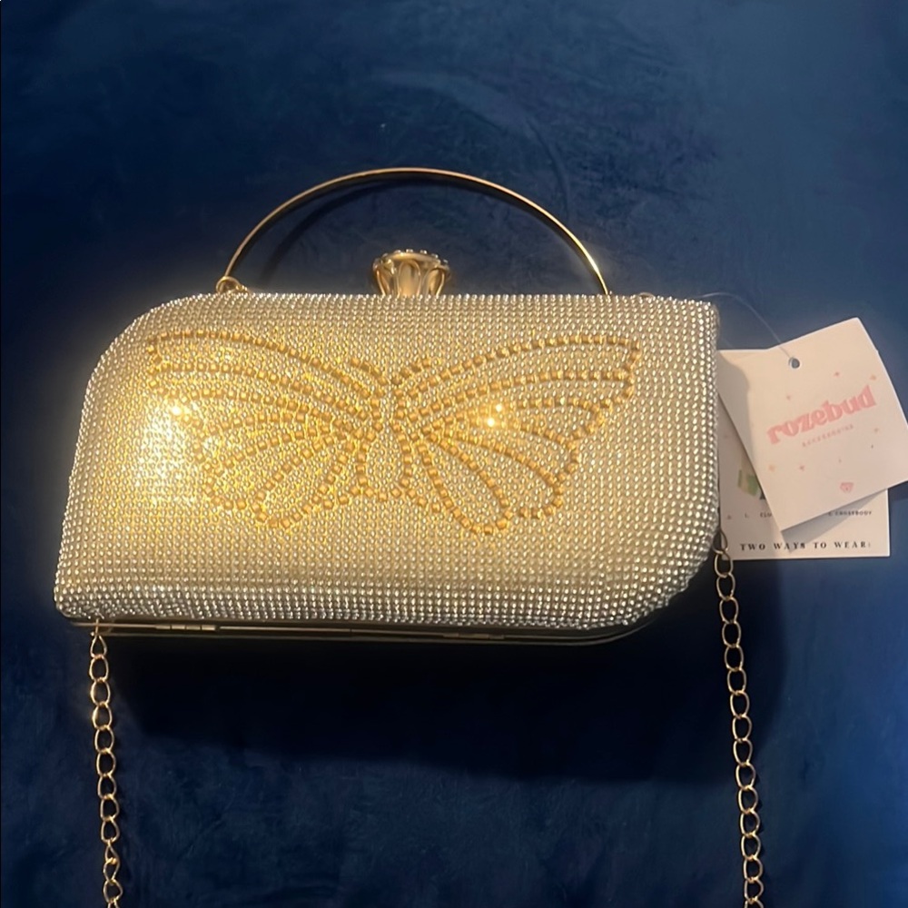 Silver and Gold Evening Bag